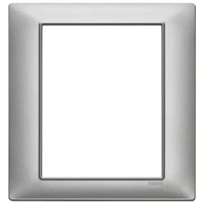 VIMAR PLANA - PLACCA 8M ARGENTO OPACO