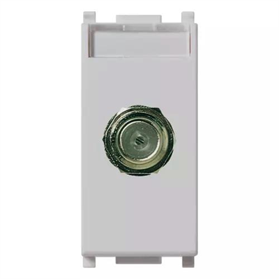 VIMAR PLANA - PRESA COASSIALE TIPO F FEMMINA SILV