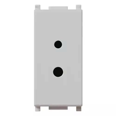 VIMAR PLANA - PRESA POLARIZZATA 2P 6A 24V SELV SILVER