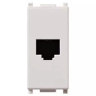 VIMAR PLANA - PRESA RJ12 6/6 BIANCO