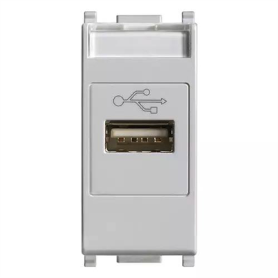 VIMAR PLANA - PRESA USB SILVER