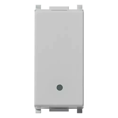 VIMAR PLANA - PULSANTE 1P NO 10A SILVER