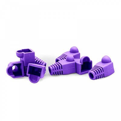 MACH POWER COPRIPLUG DI RETE RJ45 COLORE VIOLA (CONF. 50PZ) - CV-LAN-029-P