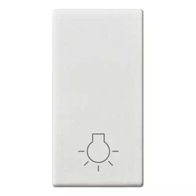 VIMAR PLANA - TASTO 1M SIMBOLO LUCE BIANCO