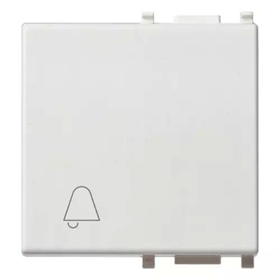 VIMAR PLANA - TASTO 2M SIMBOLO CAMPANELLO BIANCO
