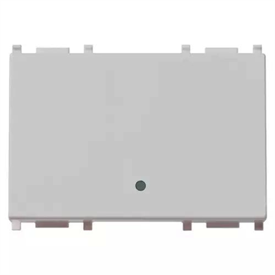 VIMAR PLANA - TASTO 3M ILLUMINABILE SILVER