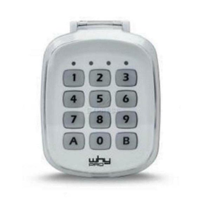WHY-KP WHITE TASTIERA UNIVERSALE MULTIFREQUENZA SENZA FILI AD AUTOAPPRENDIMENTO BIANCO