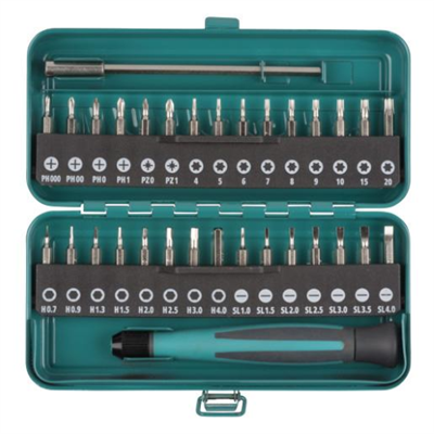 WOLFCRAFT MICRO BIT-BOX PER VITI PICCOLE, 32 PEZZI