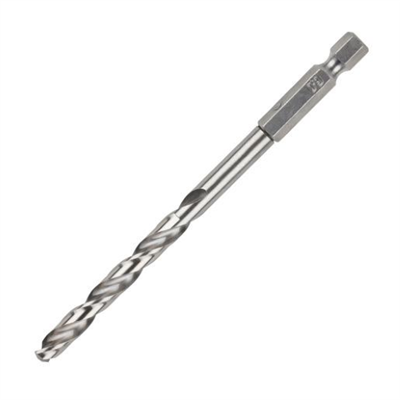 WOLFCRAFT PUNTA PER METALLO HSS RETTIFICATA, CODOLO ESAGONALE Ø 5MM