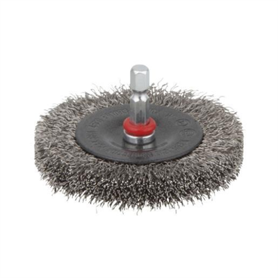 WOLFCRAFT SPAZZOLA A DISCO CON FILO DI ACCIAIO INOSSIDABILE Ø 75MM