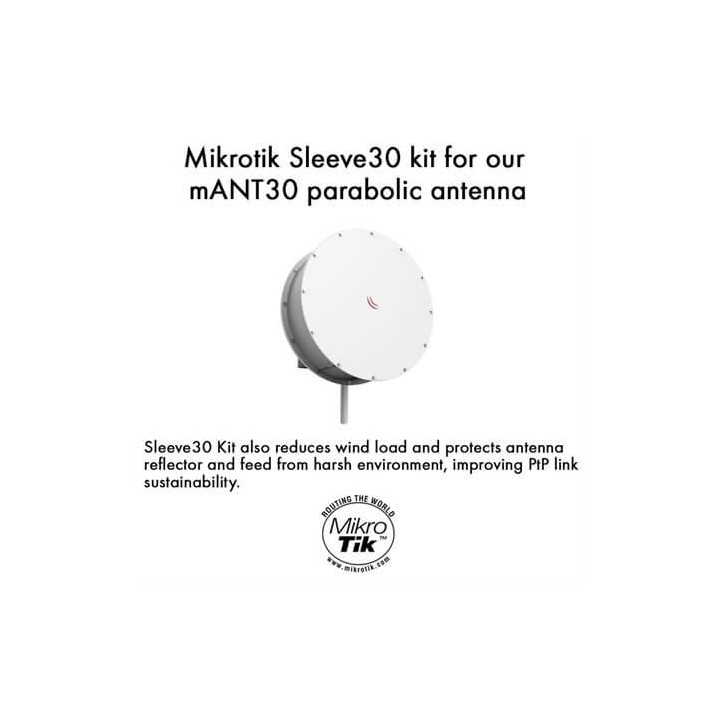 MikroTik Sleeve30 Kit for mANT30 Antenna, Mikrotik MTAD-5G-30D3-PA, MTAD-5G-30D3 - Sleeve30