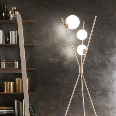 ONDALUCE COROLLA LAMPADA DA TERRRA ORO (PRODOTTO ESPOSIZIONE)