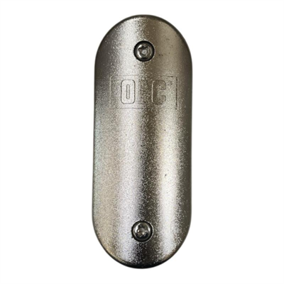 PORTELLA IN ALLUMINIO PER PALI CON FERITOIA 38x132