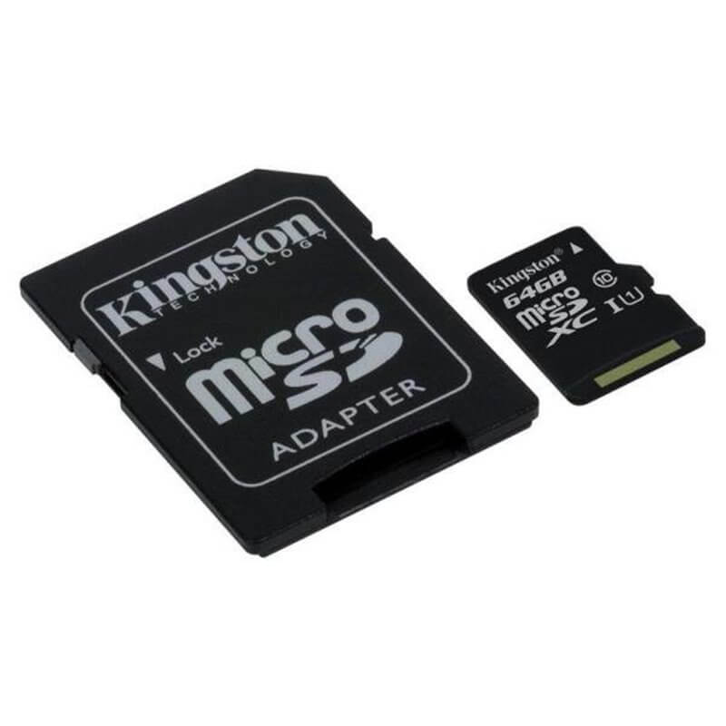 MEMORY KINGSTON CARD MICRO SD 64GB c10 G2 SDC10G2/64GB
