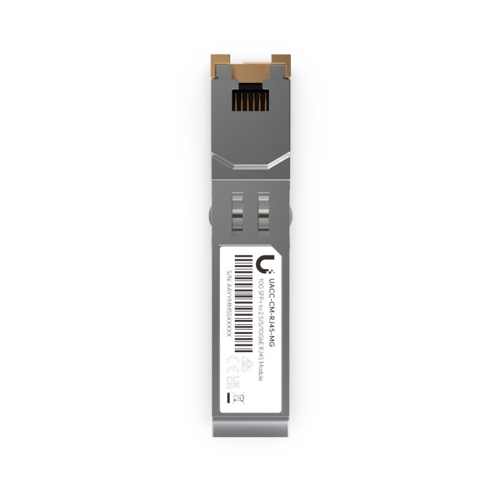 Ubiquiti Unifi SFP+ to RJ45 1 / 2.5 / 5 / 10 Gbps Adapter UACC-CM-RJ45-MG