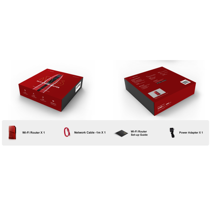 MERCKU M6 white (Qualcomm) | Wi-Fi 6 Mesh Router