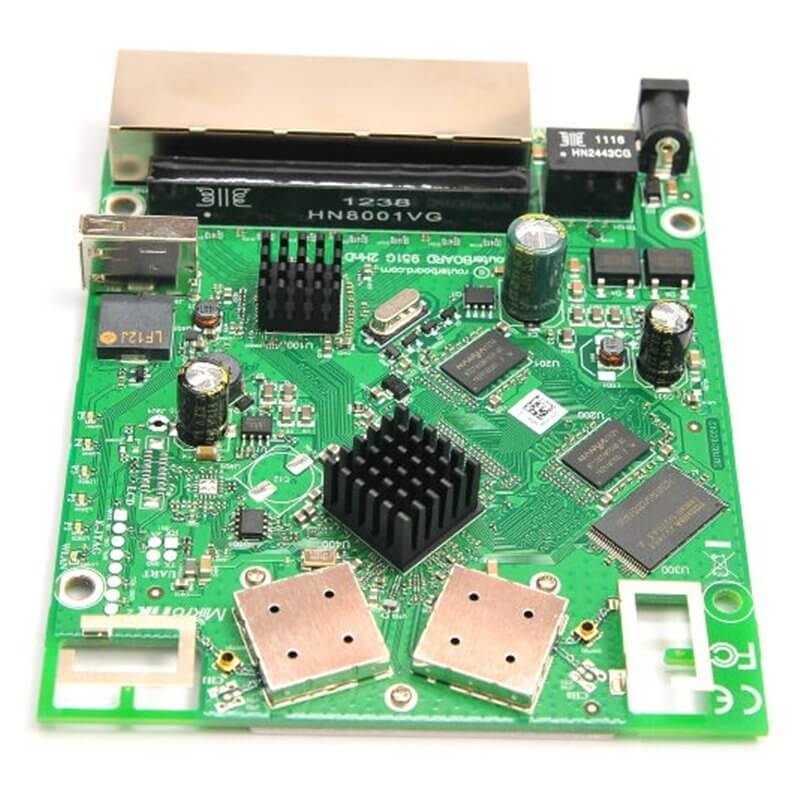 MIKROTIK ROUTERBOARD RB951G-2HnD - Wireless Access Point, 5xLAN, 2,4Ghz RouterOS Lv.4