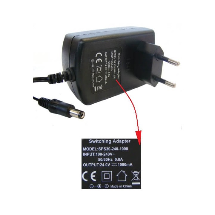 Alimentatore 24V 1A
