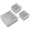 Kit dissipatori in alluminio per Raspberry PI 8X8mm + 15X15mm heatsink aluminum