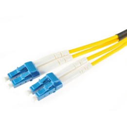 Patchcord fibra ottica LC/UPC-LC/UPC SM duplex 0.5m OP-LCU-LCU-SM-DX-05