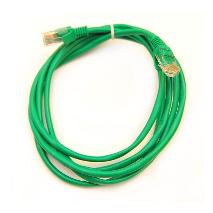 Cavo UTP PatchCord 2 Metri  cat.5e colore verde