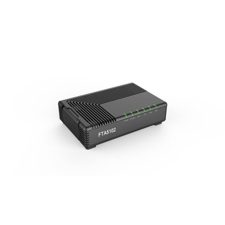 FLYING VOICE FTA5102 ADATATTORE VOIP ATA ROUTER, 1 WAN , 1 LAN , 2 FXS