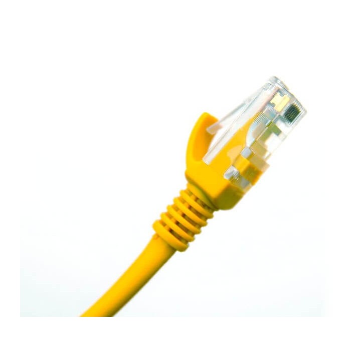 Cavo UTP PatchCord 2 Metri  cat.5e colore giallo