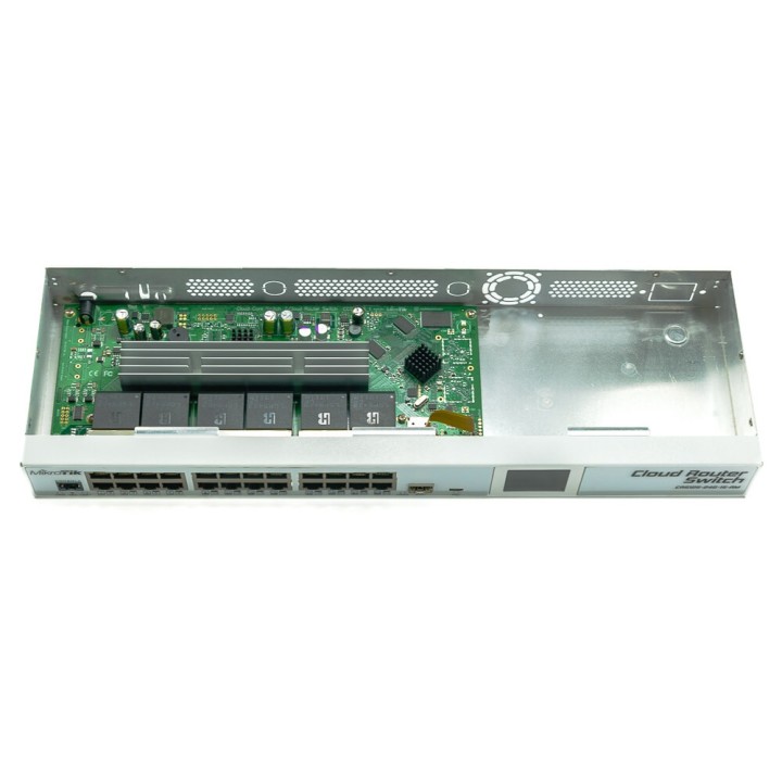 MIKROTIK CLOUD ROUTER SWITCH CRS125-24G-1S-RM , 24xLAN, 1xSFP,  RouterOS Lv.5