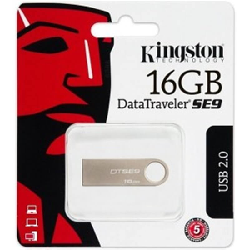 PENDRIVE USB Flash 16GB KINGSTON DT-SE9H metal