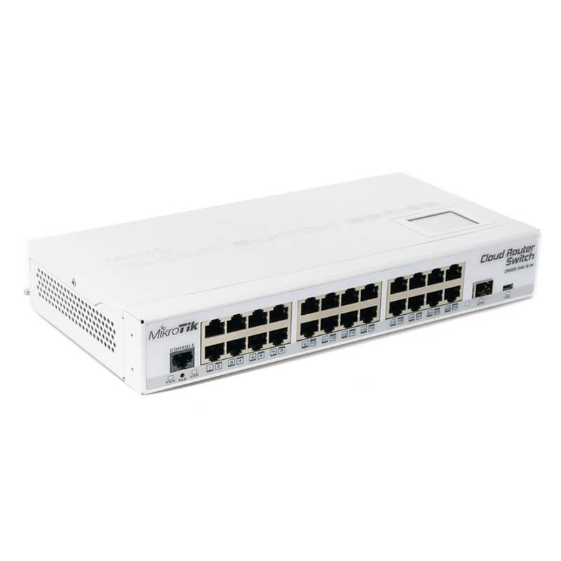 MIKROTIK CLOUD ROUTER SWITCH CRS125-24G-1S-IN , 24xLAN, 1xSFP,  RouterOS Lv.5