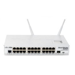 MIKROTIK CLOUD ROUTER SWITCH CRS125-24G-1S-2HnD-IN , 24xLAN, 1xSFP, 2,4 GHZ  RouterOS Lv.5