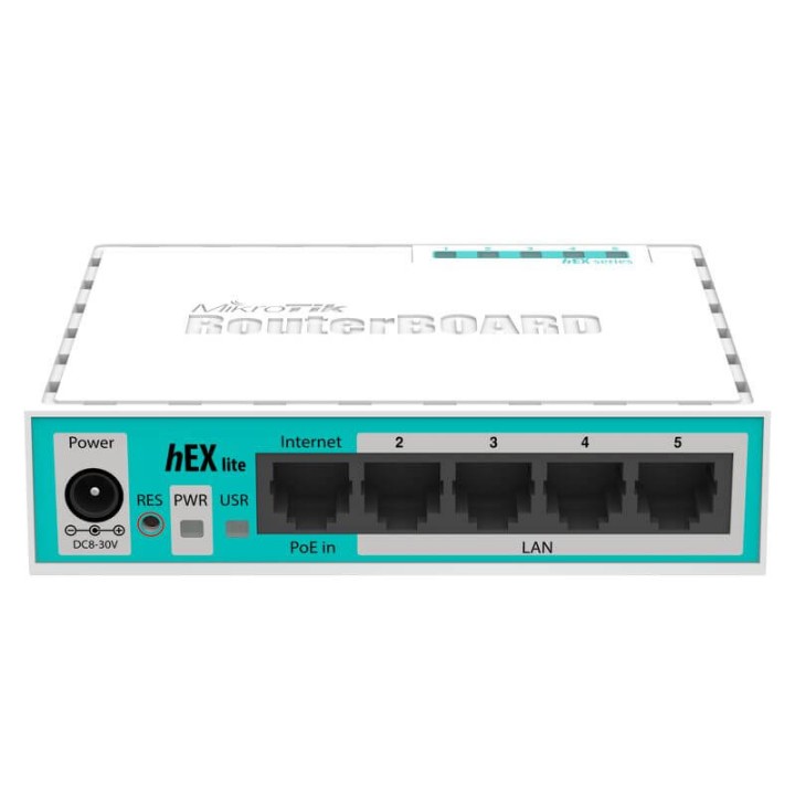 MIKROTIK ROUTERBOARD RB750r2 R2 HEX LITE - 5xLAN,  RouterOS Lv.4