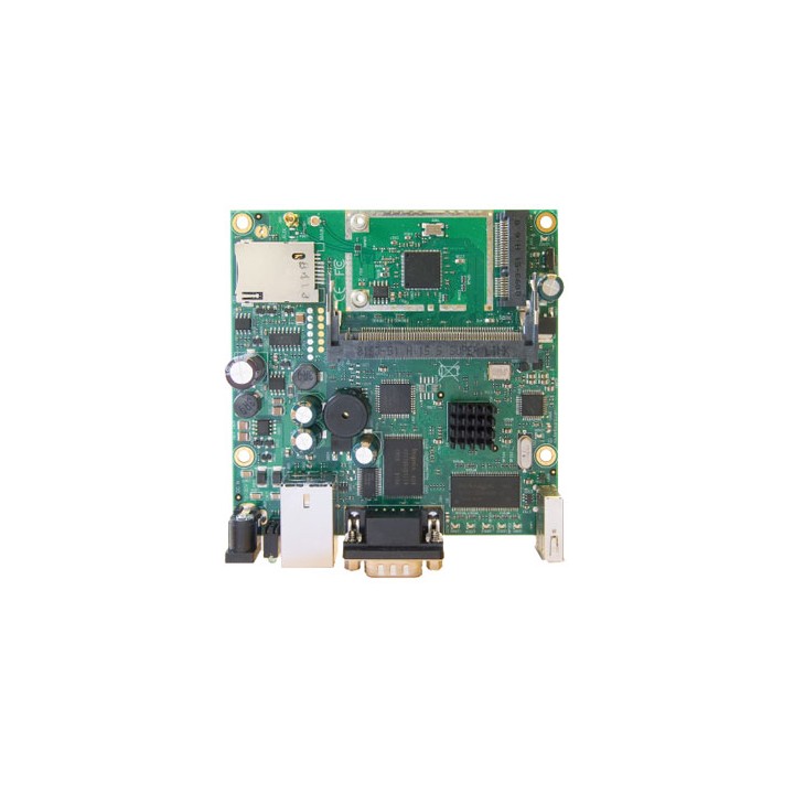 MIKROTIK ROUTERBOARD RB411U , 1xLAN, 1xmPCI,  RouterOS Lv.4