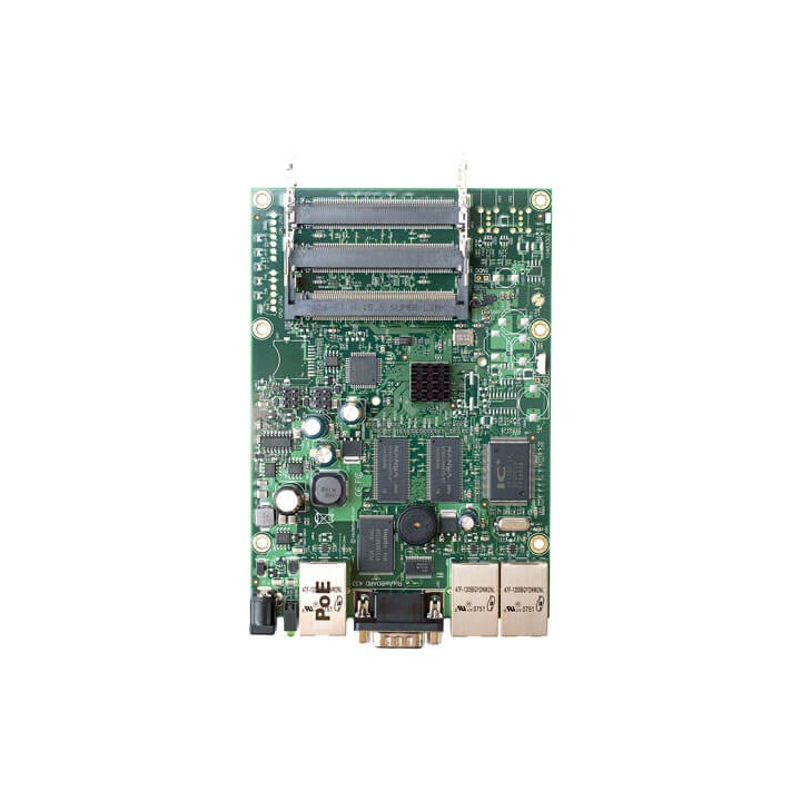 MIKROTIK ROUTERBOARD RB433, 3xLAN, 3xmPCI, RouterOS Lv.4