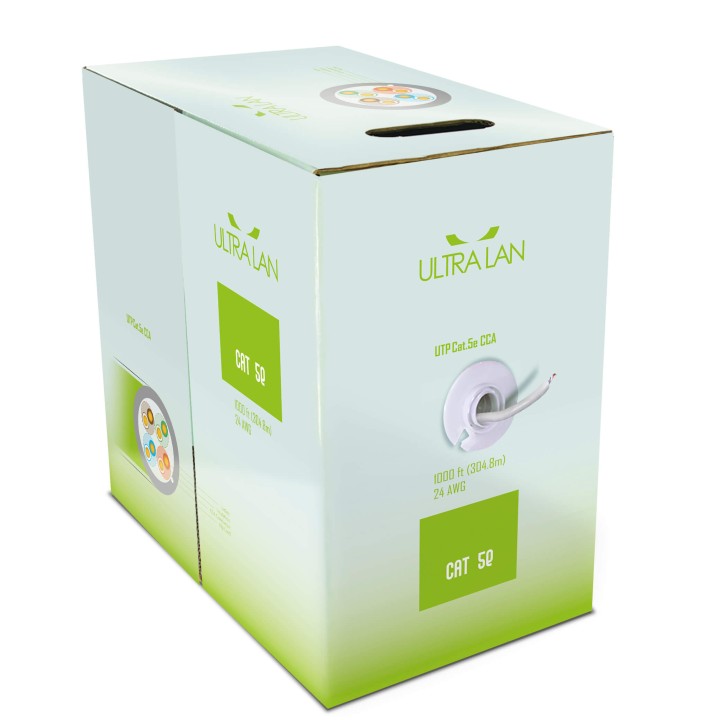 UltraLAN UTP cable cat 5e CCA PVC 305m (indoor) ULAN-UTP-C5E-CCA