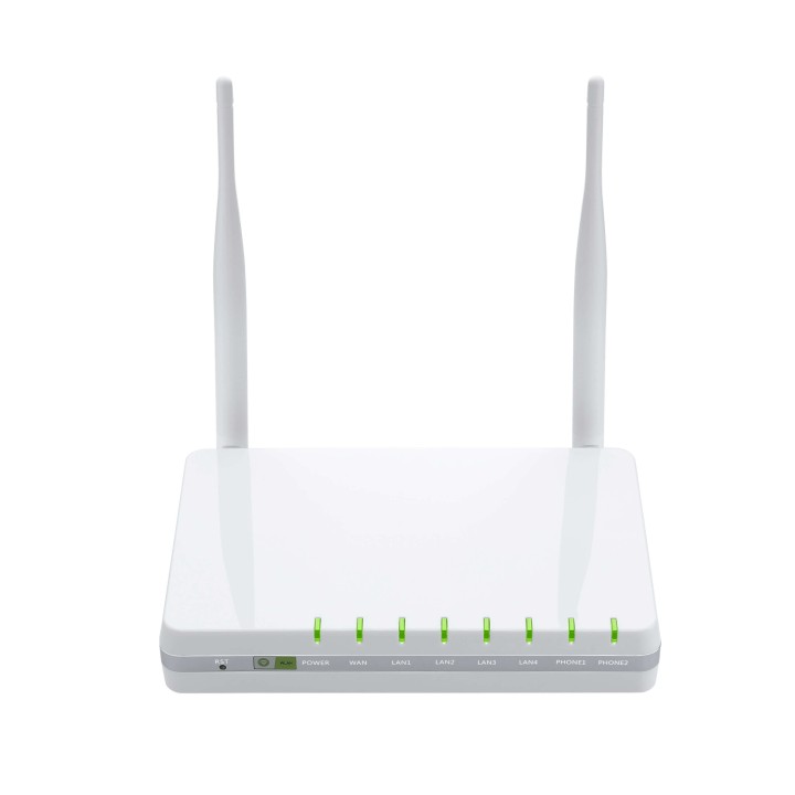 FLYING VOICE G802 - VoIP Wireless Router , 1 WAN , 4 LAN , 2 FXS, 1USB , WIFI 2,4 GHZ 300N