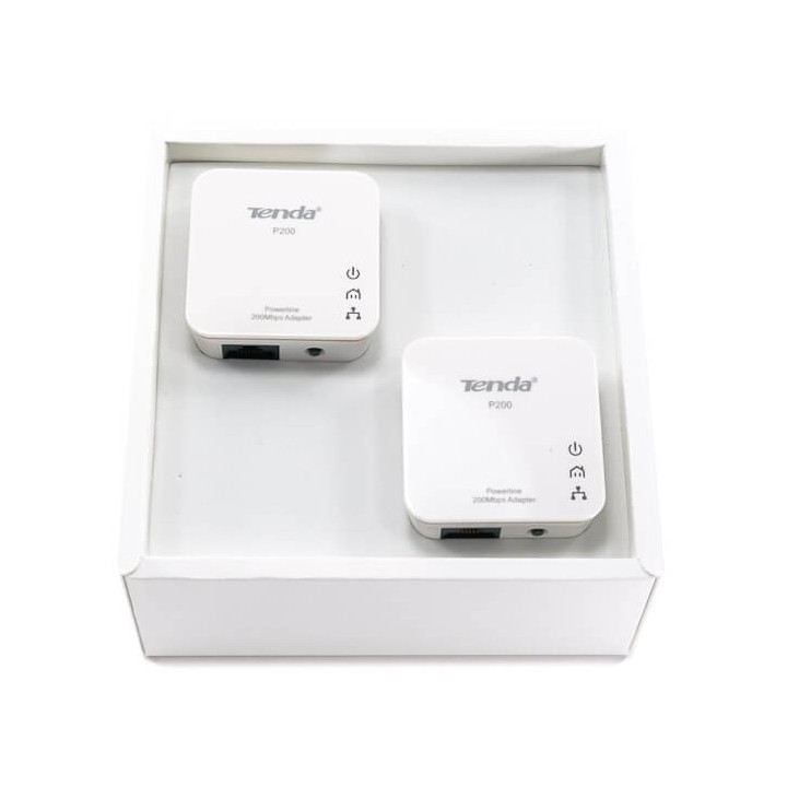 TENDA P200-KIT 200MBPS MINI POWERLINE ADATTATORE HomePlug AV 2 PEZZI