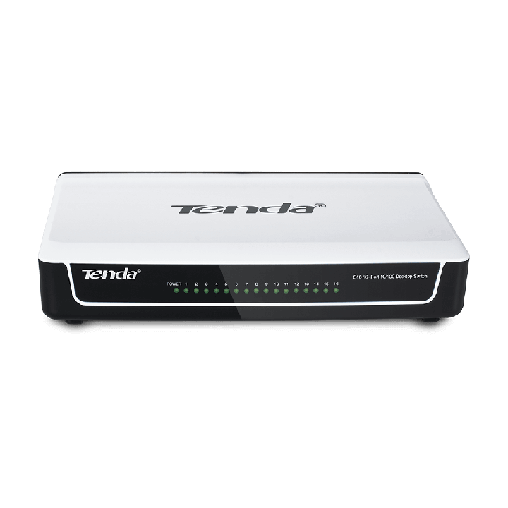 TENDA S16 16-Port 10/100 Desktop Switch