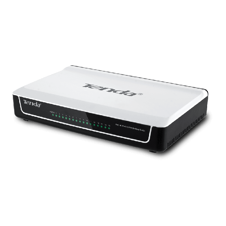 TENDA S16 16-Port 10/100 Desktop Switch