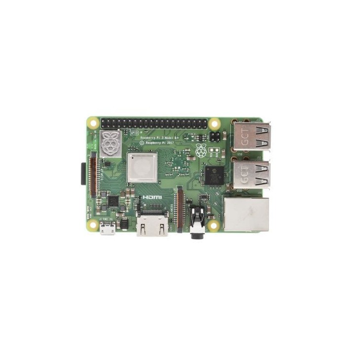 Raspberry Pi 3 Modello B+  SBC Quad Core CPU 1,4 GHz, 1 GB RAM ,WIFI AC + BLE 4.2