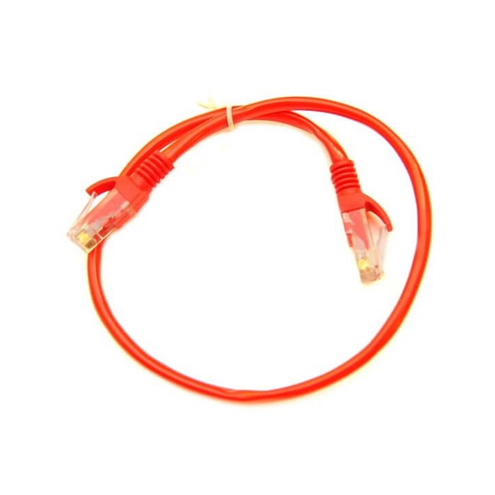 Cavo UTP PatchCord 0,50 Metri  50 CM cat.5e colore RED ROSSO