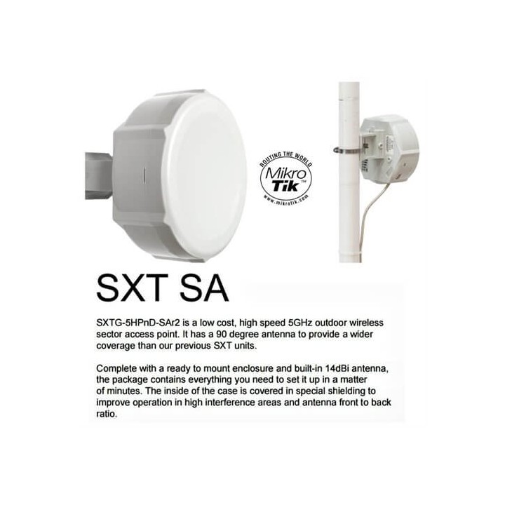 MikroTik RouterBOARD SXTG 5HPnD SAr2  SXT SA5 Outdoor RouterOS L4