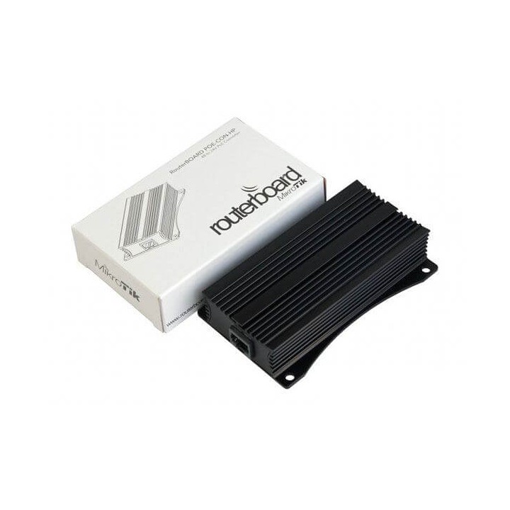 MIKROTIK ROUTERBOARD RBGPOE-CON-HP 48 to 24V 10/100/1000Mbps PoE converter 802.3af support, 802.3at PoE plus support