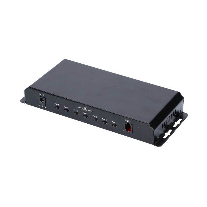 EXTRALINK KRATOS GIGABIT POE SWITCH 8-7 PORT 24V 60W WITH POWER ADAPTER 24V 2.5A EX-1025