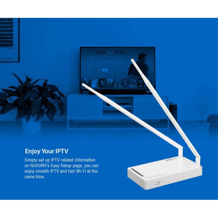 TOTOLINK N300RH 300MBPS HIGH POWER WIRELESS N AP/ROUTER 2X 8 DBI ANTENNAS 1000MW