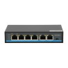 EXTRALINK PALLAS V2 EX-SF1005P 4 PORT POE SWITCH + 2X UPLINK RJ45 65W 250M POE LONG RANGE EX-12714