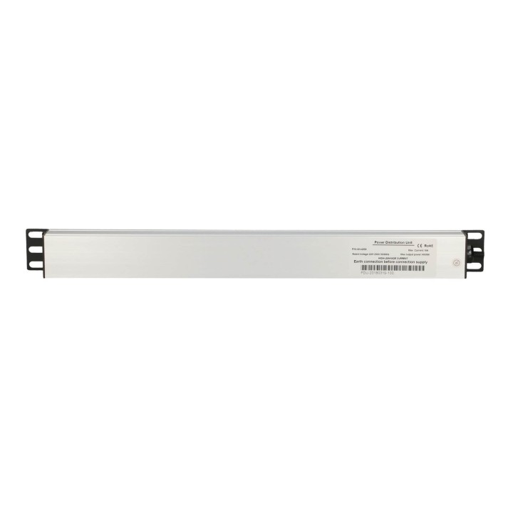 EXTRALINK 19" 1U 6 SOCKET EU TYPE POWER PDU WITH SWITCH PDU 6-EU EX-8703