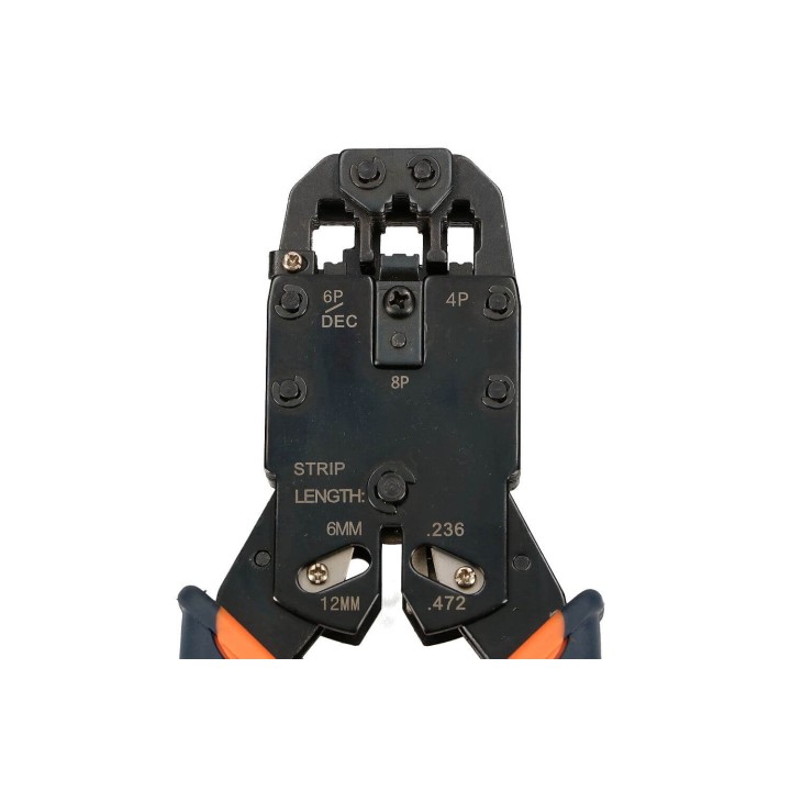 EXTRALINK 4P+6P+8P CRIMP TOOL WITH RATCHET EX-9694