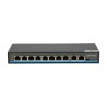 EXTRALINK ZEFIR V2 EX-SF1008P 8 PORT POE SWITCH + 2X UPLINK RJ45 802.11AF/AT 120W 250M POE LONG RANGE EX-12721