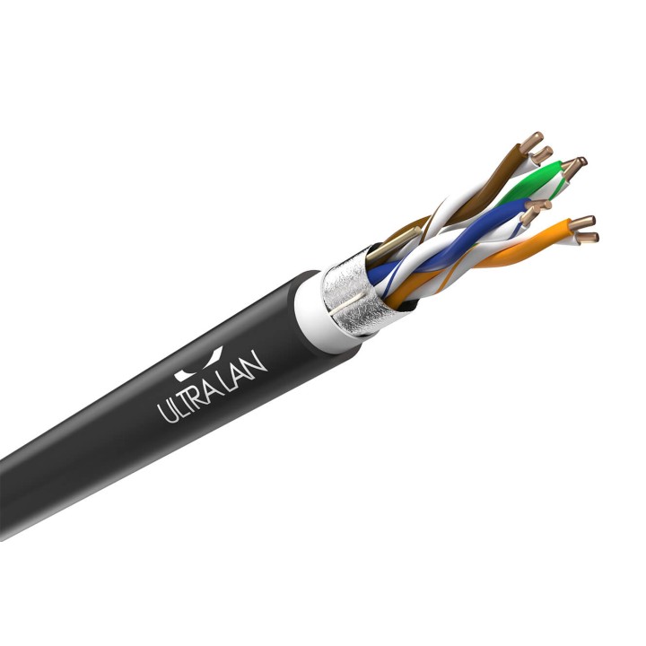 ULTRALAN FTP CABLE CAT 5E CU PE+PVC 305M (OUTDOOR) ULAN-FTP-C5E-CU-PE